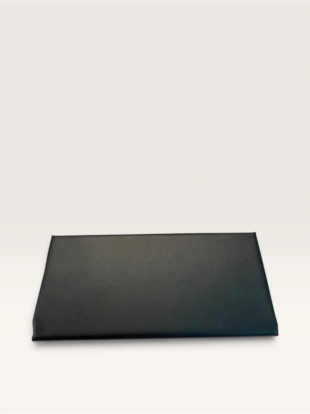 Source Unknown Black Fold-Over Leather Super Slim Sunglasses Case